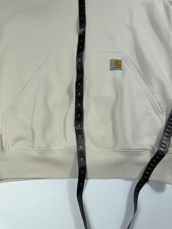 Vintage Carhartt Workwear Cream Hoodie – Beige, size S – photo 7