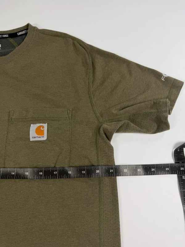 Vintage Carhartt Force Pocket Tee – Khaki, size M – photo 6