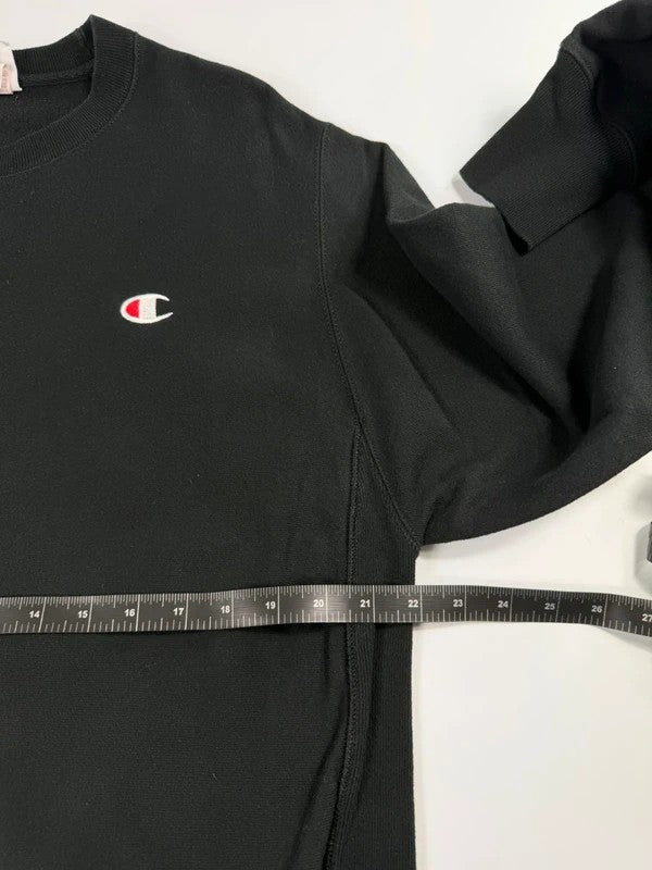 Vintage Champion Reverse Weave Sweatshirt – Black, size M – photo 6