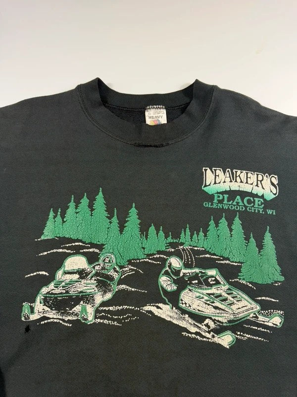 Vintage FOTL 90s USA Sweatshirt – Black, size XL – photo 3