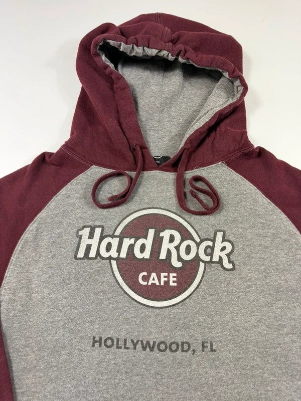 Vintage Hard Rock Cafe Hollywood Florida Hoodie – Grey, size S – photo 4