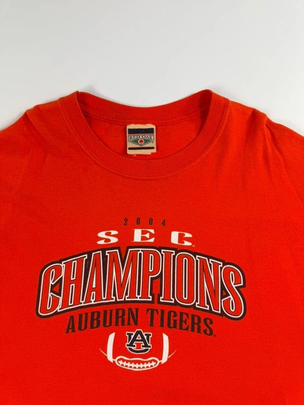Vintage Red Oak Auburn T-Shirt – Orange, size L – photo 3