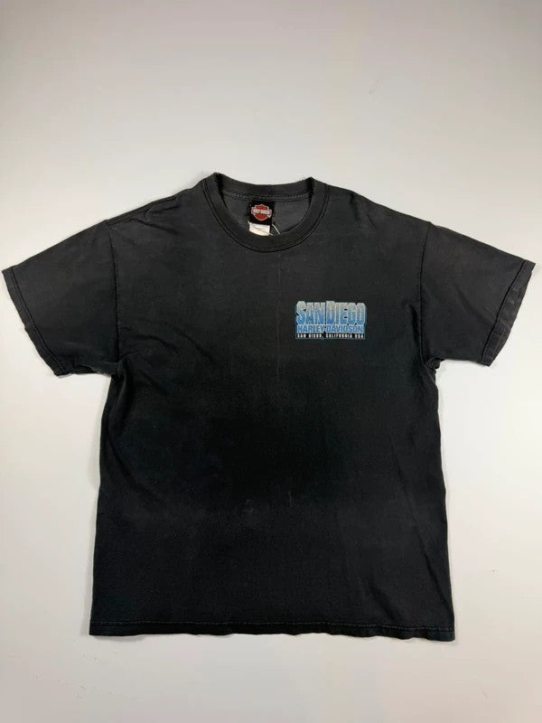 Vintage Harley Davidson San Diego T-shirt – Grey, size L – photo 2