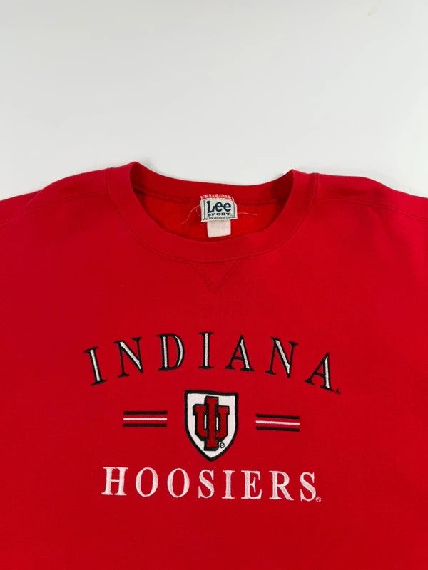 Vintage Lee Indiana Hoosiers Sweatshirt – Red, size XL – photo 4