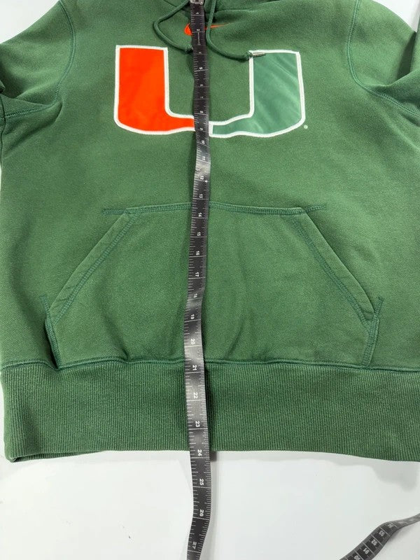 Vintage Nike Miami Hurricanes Hoodie – Dark green, size M – photo 7