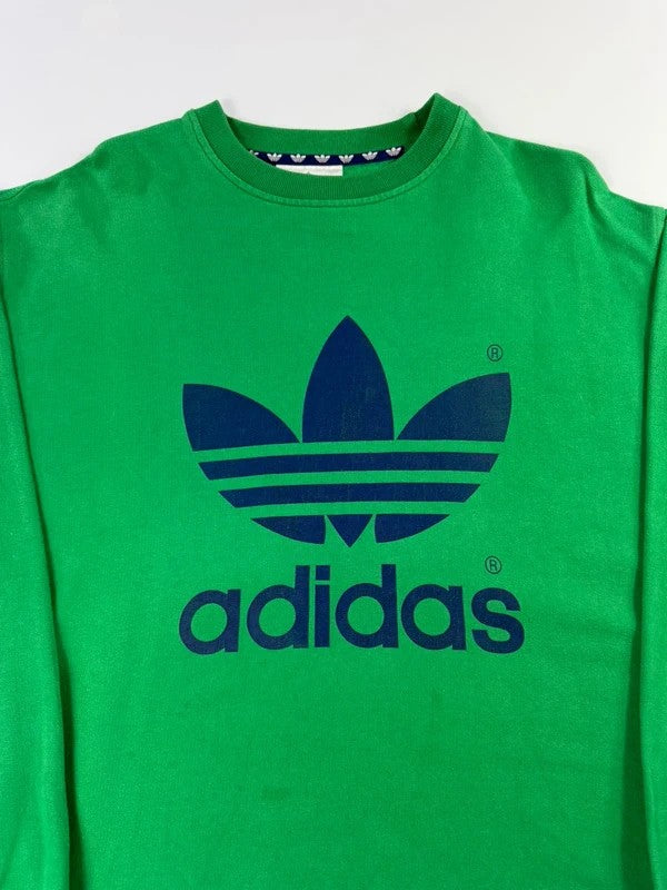 Vintage Adidas Print Sweatshirt – Green, size M – photo 4