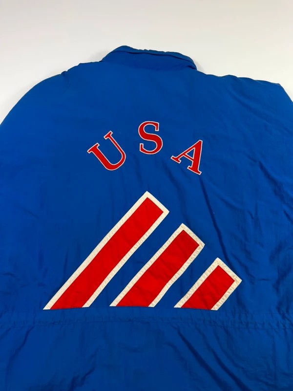 Vintage Adidas USA Coat – Red, size XL – photo 4