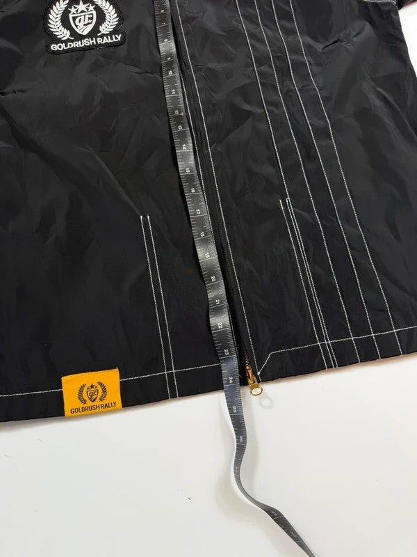 Vintage Gold Rush Rally Motorsport Tour Jacket – Black, size M – photo 7