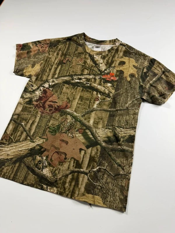Vintage Mossy Oak T-Shirt – Khaki, size M – photo 3