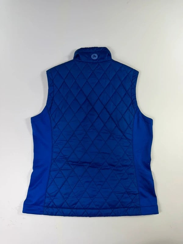 Vintage Marmot Quilted Gilet Bodywarmer – Blue, size M – photo 2