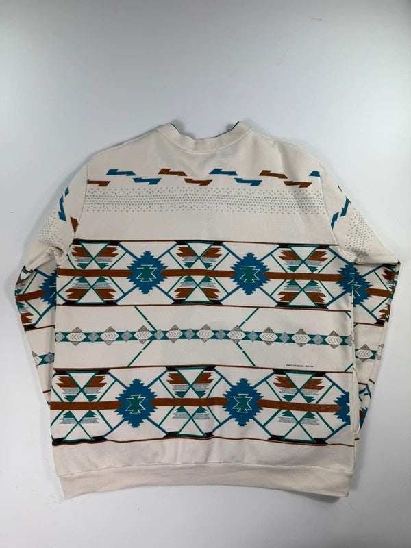 Vintage Aztec USA Sweatshirt 1992 – White, size XL – photo 2