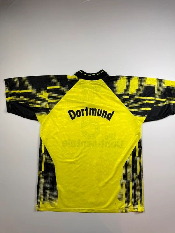 Vintage Nike Borussia Dortmund Football Shirt 1992/93 – Yellow, size XL – photo 2