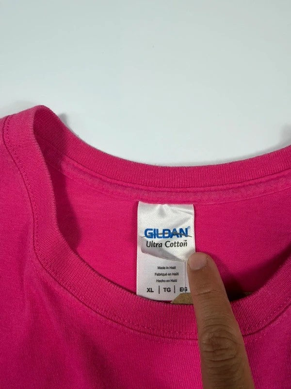 Vintage Gildan Graphic T-shirt – Pink, size XL – photo 5
