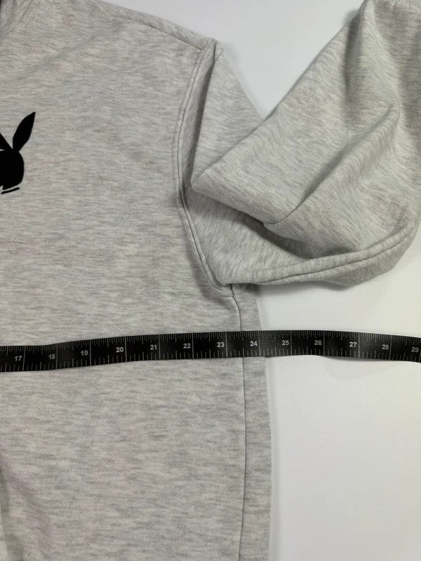 Vintage Playboy Full Zip Hoodie – Grey, size L – photo 7