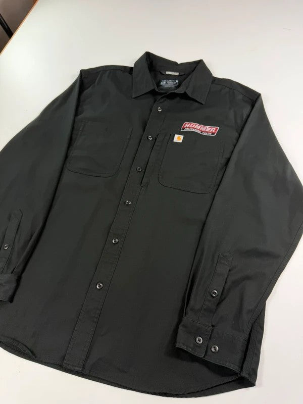 Vintage Carhartt Hummer Workwear Shirt – Black, size XL – photo 4