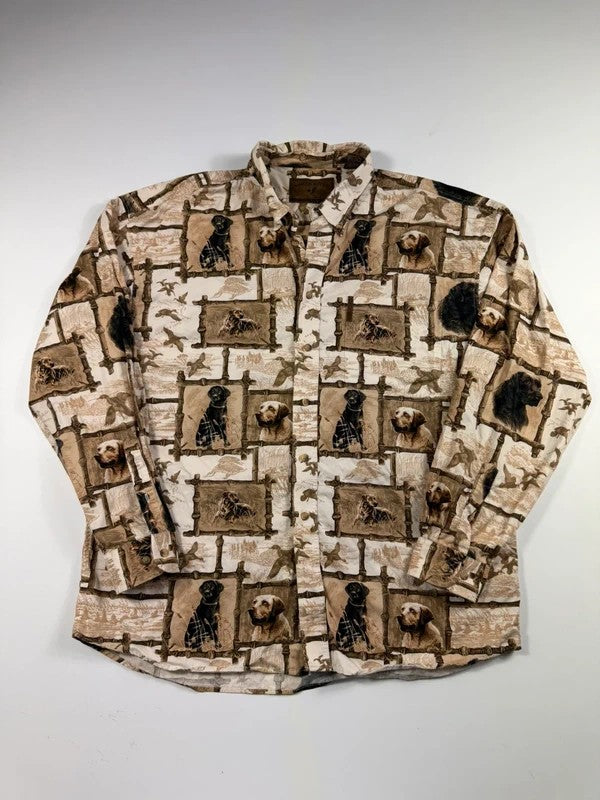 Vintage North River Labrador Shirt – Beige, size XL – photo 1
