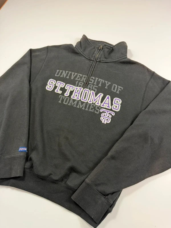 Vintage Jan Sport College Sports Sweatshirt – Black, size S – photo 4