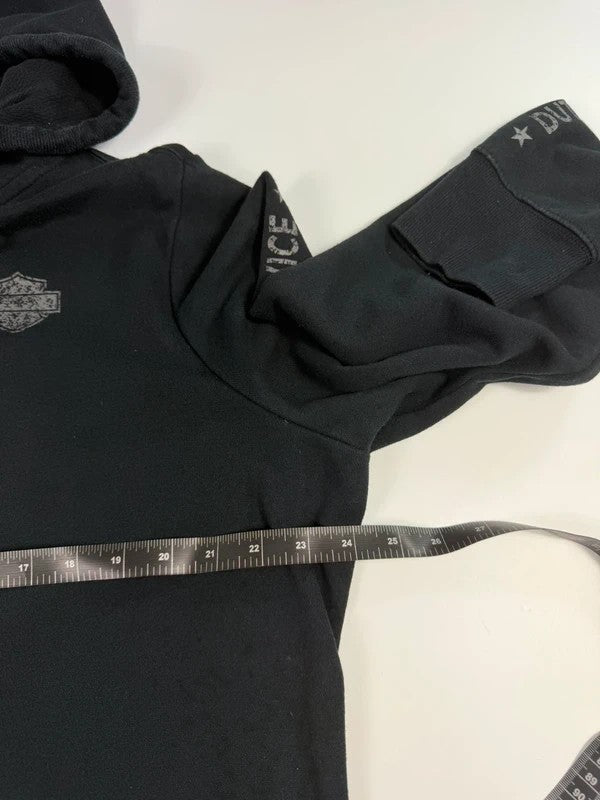 Vintage Harley Davidson Zipped Hoodie – Black, size L – photo 6