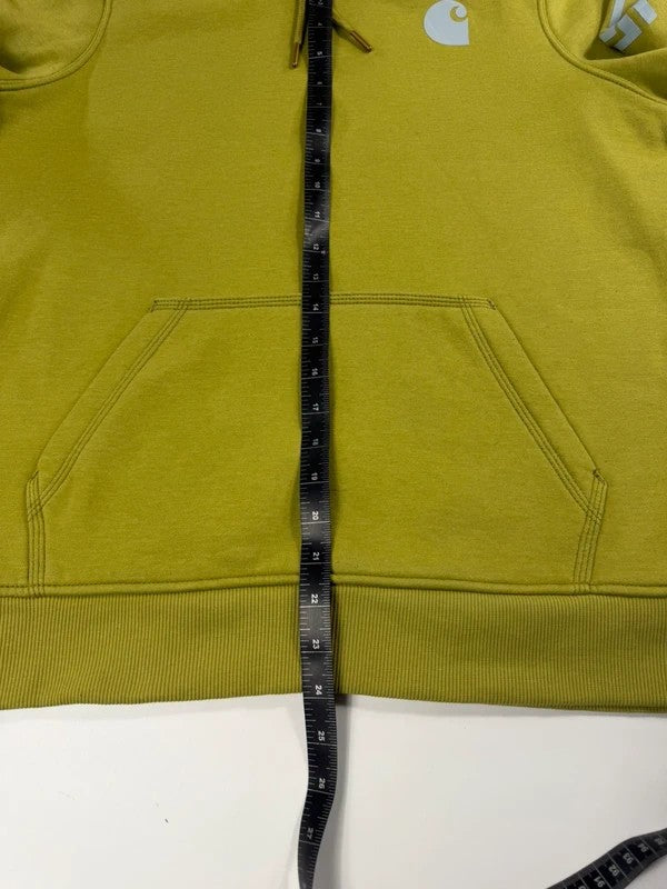 Vintage Carhartt Logo Print Hoodie – Green, size M – photo 7