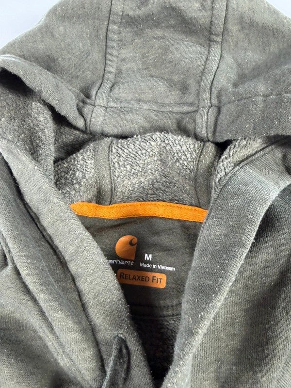 Vintage Carhartt Spellout Logo Hoodie – Khaki, size M – photo 5