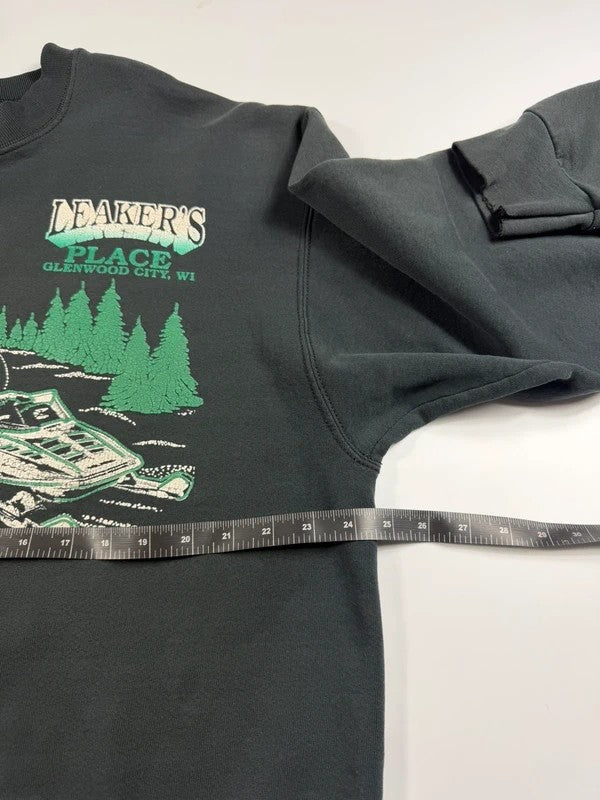 Vintage FOTL 90s USA Sweatshirt – Black, size XL – photo 8