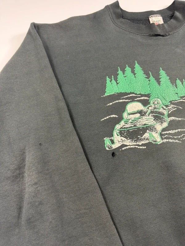 Vintage FOTL 90s USA Sweatshirt – Black, size XL – photo 6