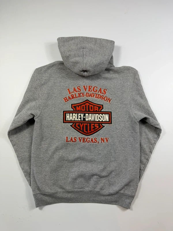 Vintage Harley Davidson Las Vegas Hoodie – Grey, size S – photo 2