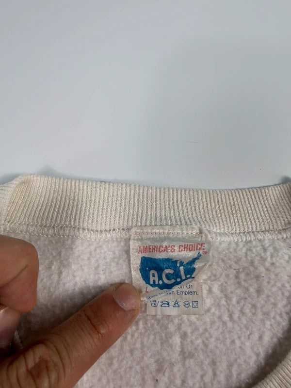 Vintage Americas Choice Nebraska Sweatshirt – White, size L – photo 6