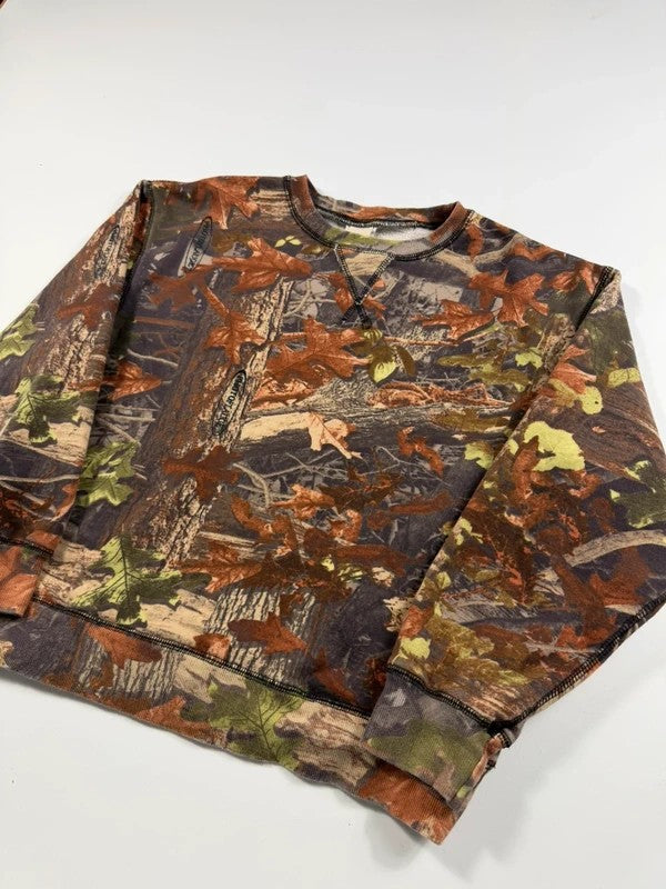Vintage Brents Outdoors Camo Sweatshirt – Khaki, size S – photo 3