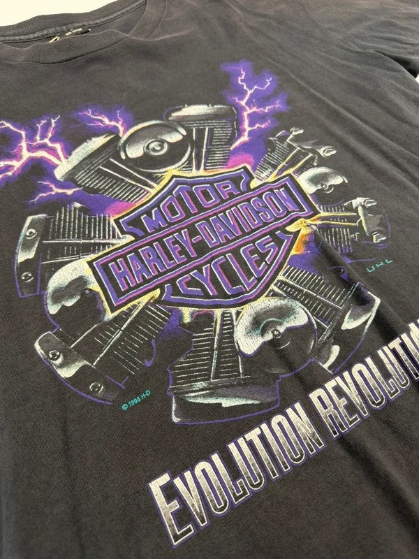 Vintage Harley Davidson T-shirt 1995 – Black, size L – photo 5