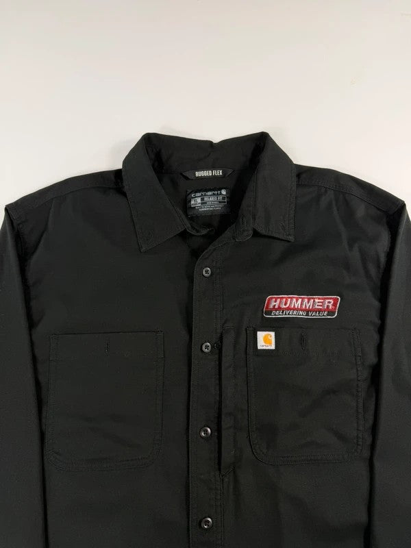 Vintage Carhartt Hummer Workwear Shirt – Black, size XL – photo 3
