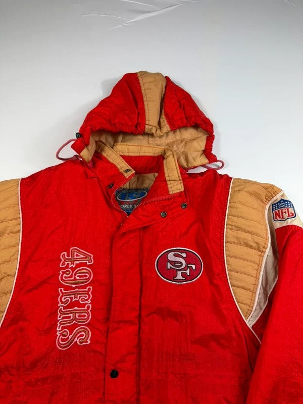 Vintage San Francisco 49ers NFL Coat – Red, size M – photo 4